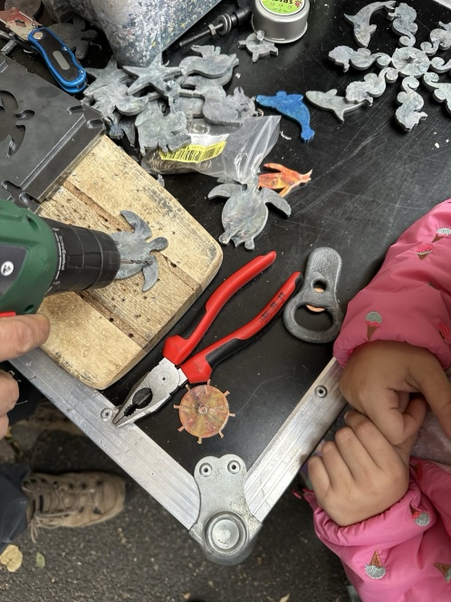 Upcycling Workshops beim Straßenfest